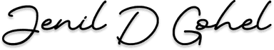 Jenil D Gohel Logo